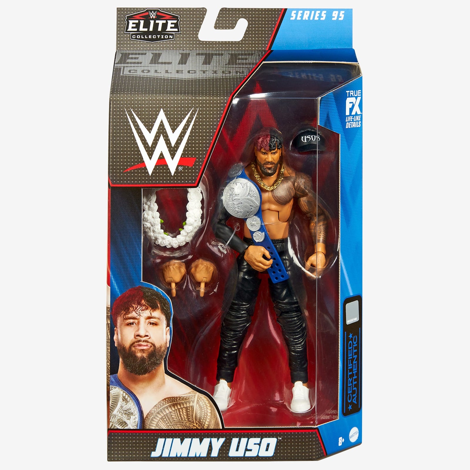 WWE Jimmy Uso Elite Collection Action Figure