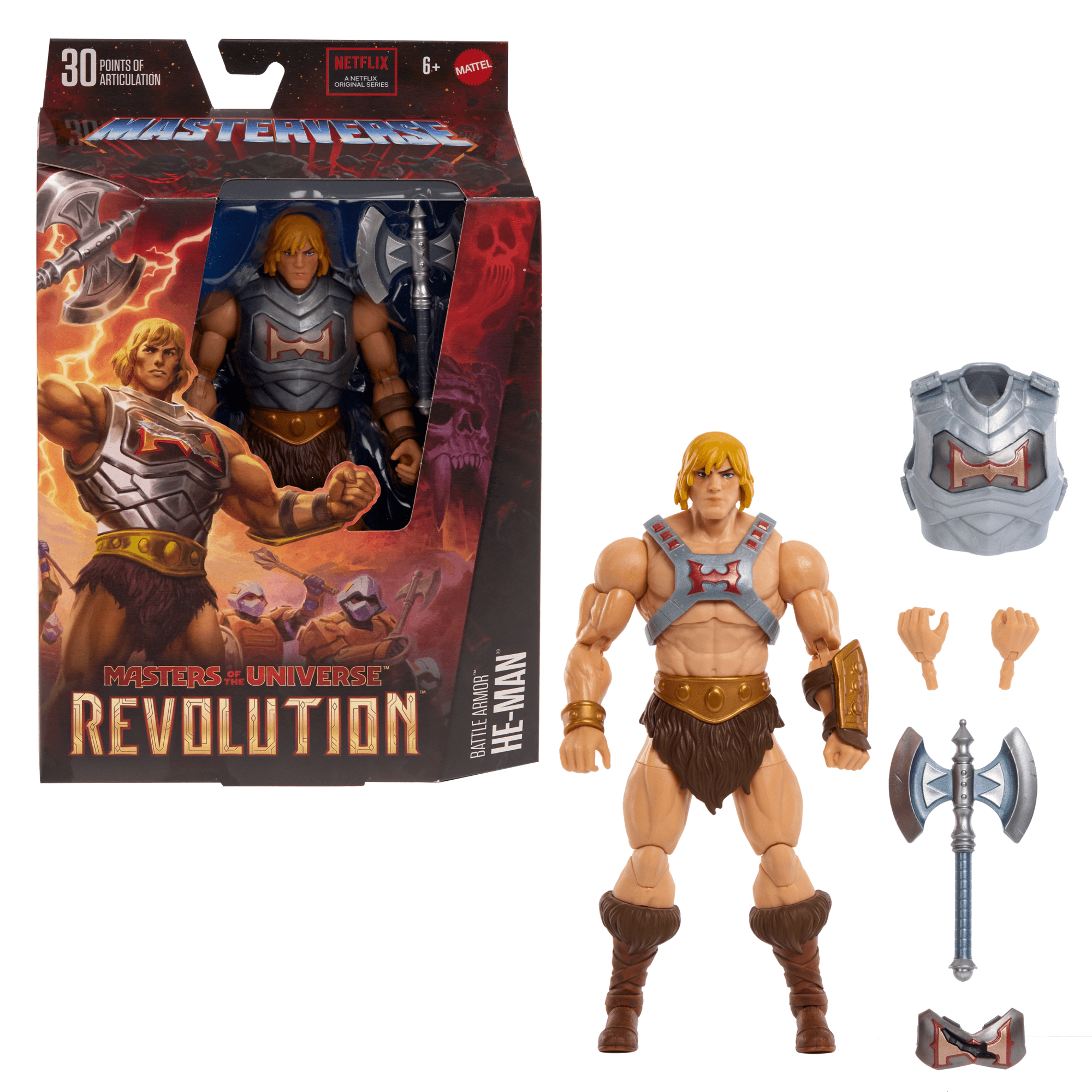 Masters of the Universe Masterverse Battle Armor He-Man Action Figure