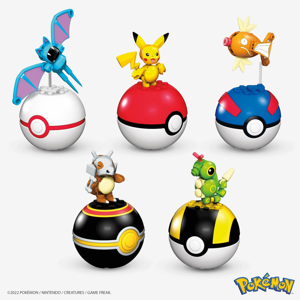 MEGA Construx Pokemon Poke Ball Bundle