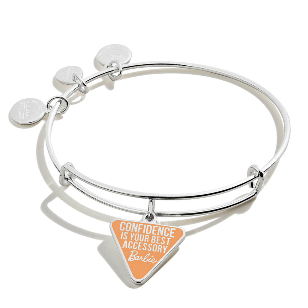 Alex and Ani Barbie "Confidence Is Your Best Accessory" Charm Bangle