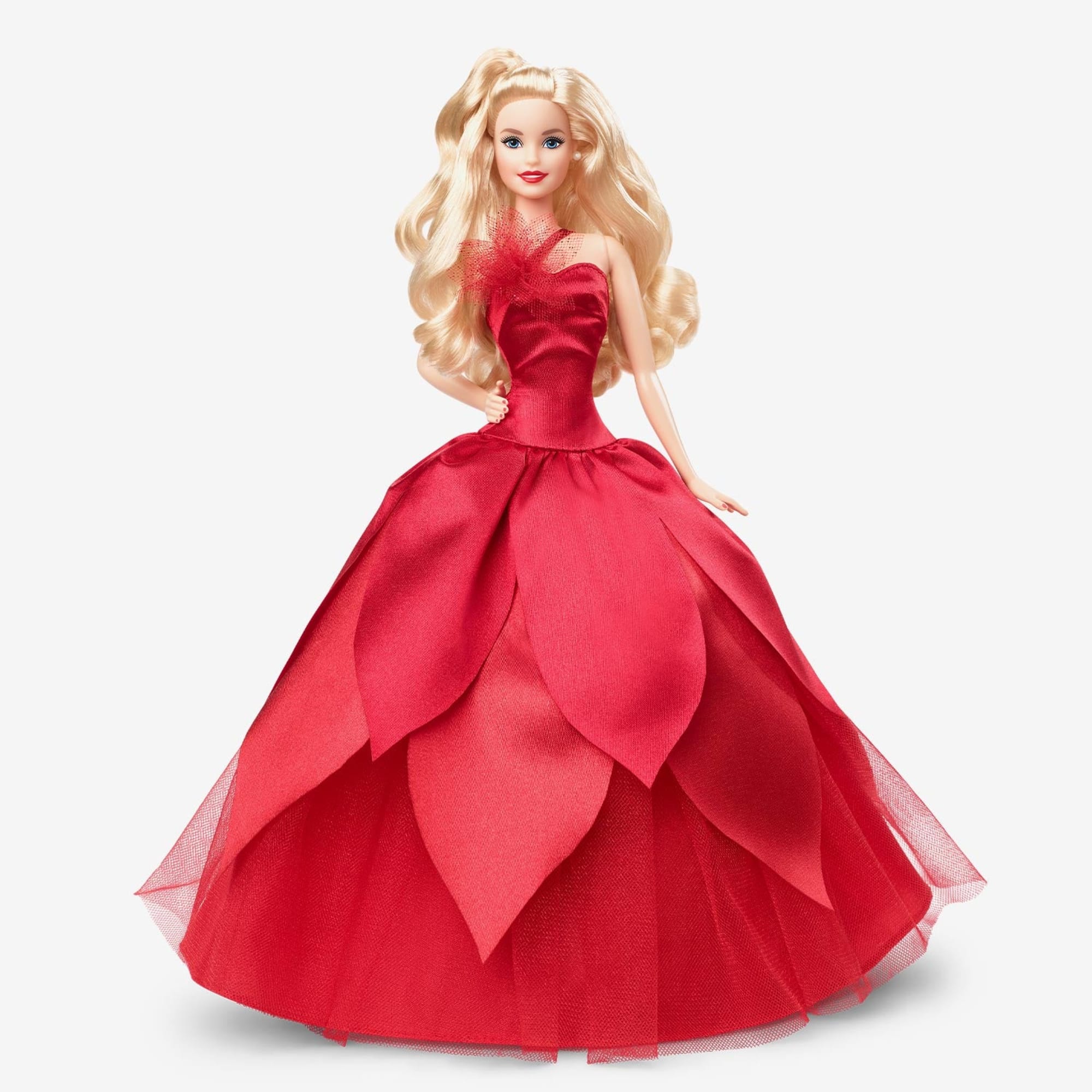 2022 Holiday Barbie Doll, Blonde Hair