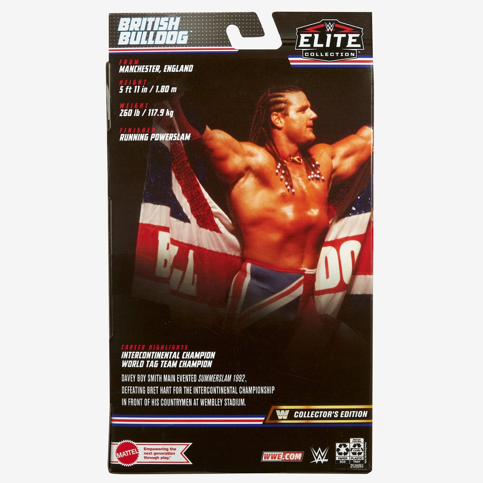 WWE British Bulldog™ Elite Collection Action Figure