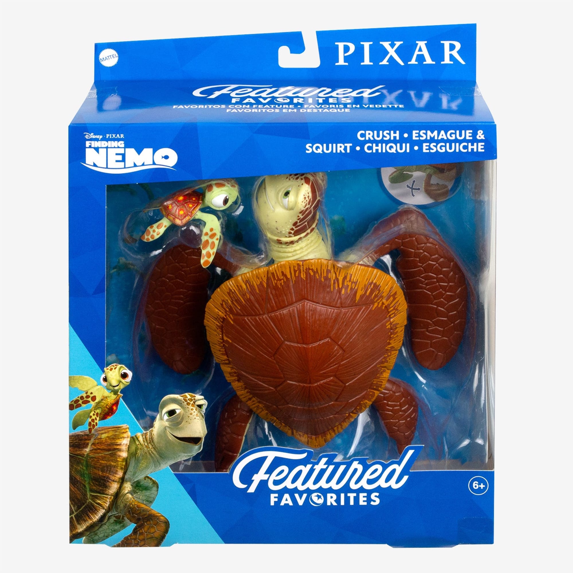 Pixar Featured Favorites Crush & Squirt Figures