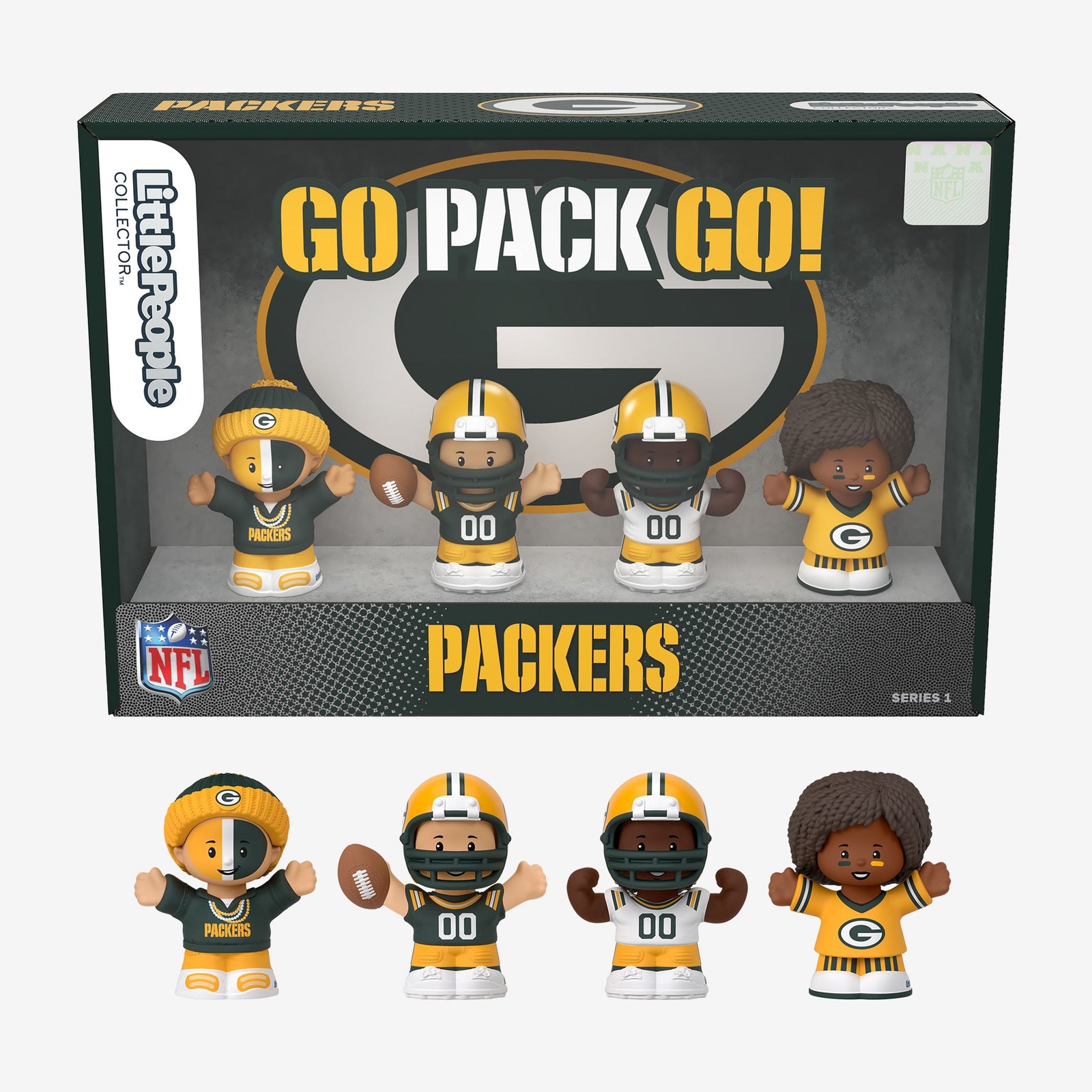 Little People Collector x NFL Green Bay Packers Set