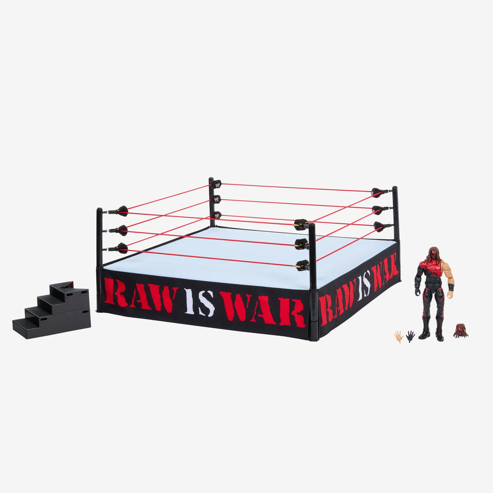 WWE Wrestling Authentic Scale Ring Action Figure Playset Raw