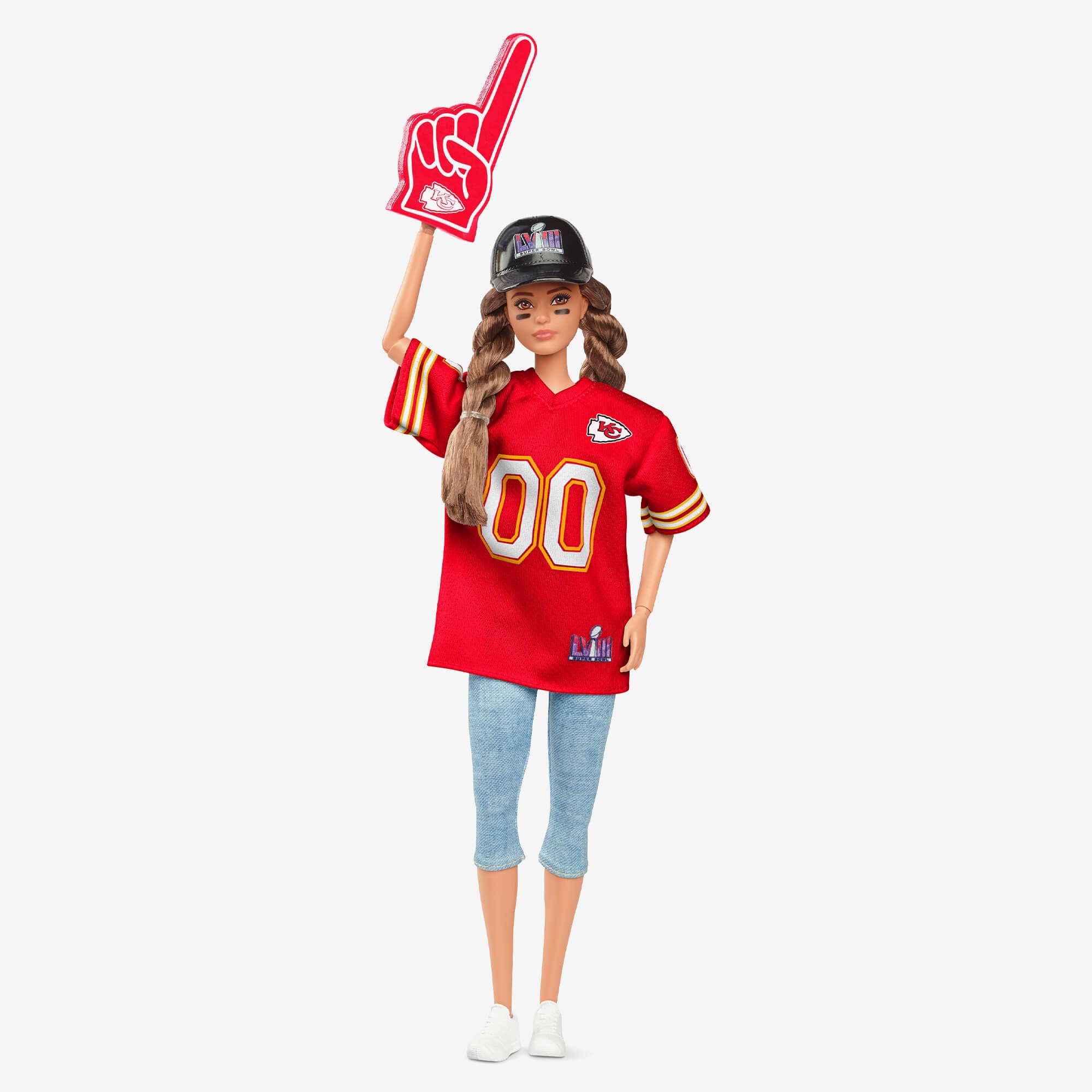Barbie NFL Super Bowl LVIII Champion Doll Kansas City Chiefs
