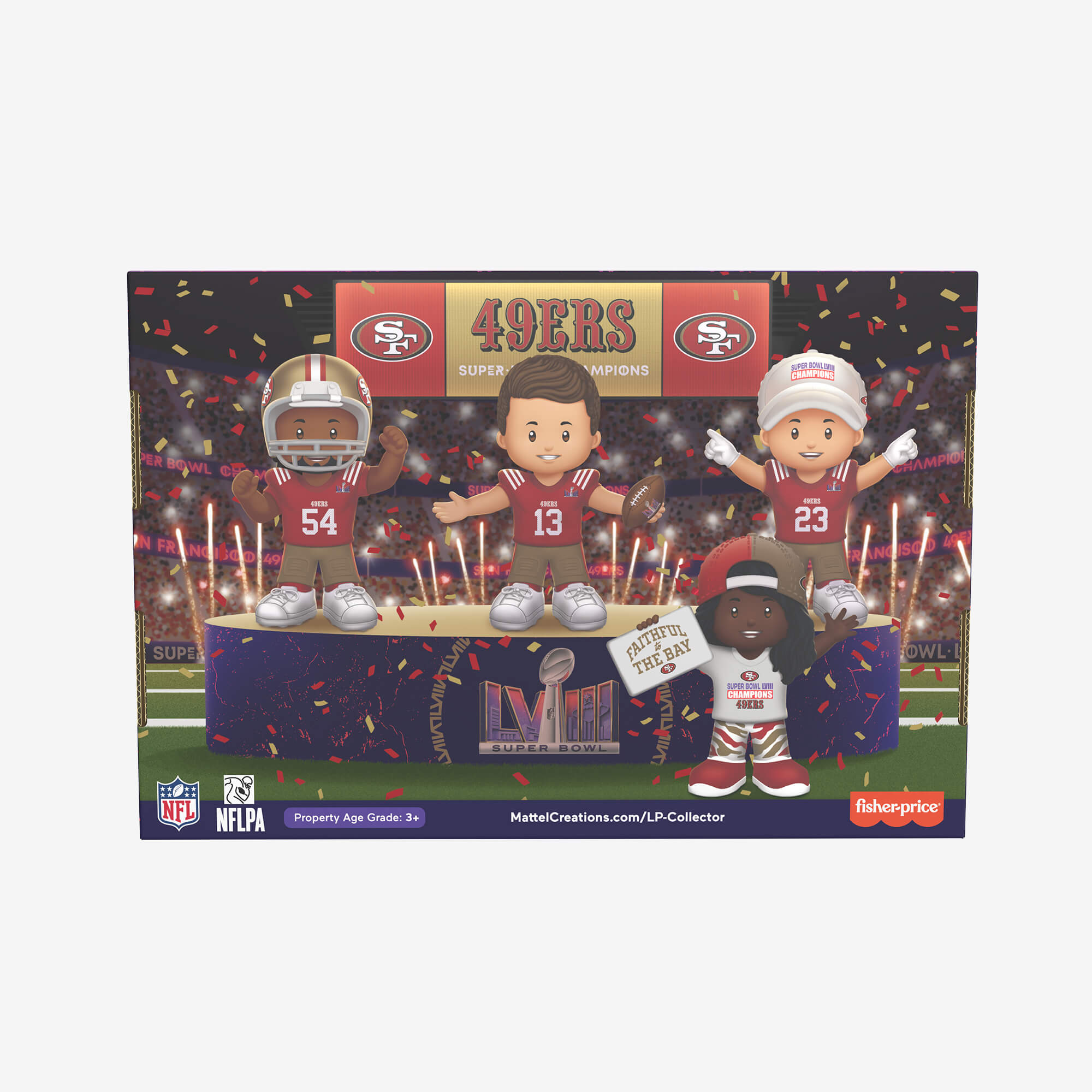 Little People San Francisco 49ers Super Bowl Set