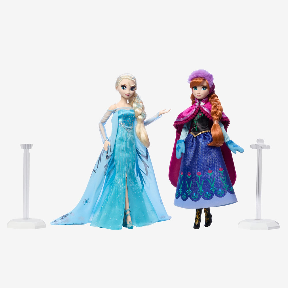 Disney100 Frozen Anna and Elsa Collector Dolls