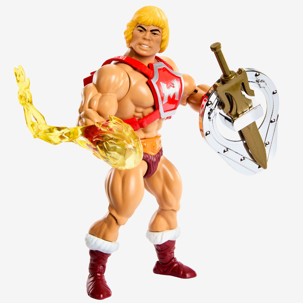 Hi Man Masters of the Universe Origins Thunder Punch He-Man Deluxe Action Fig ...