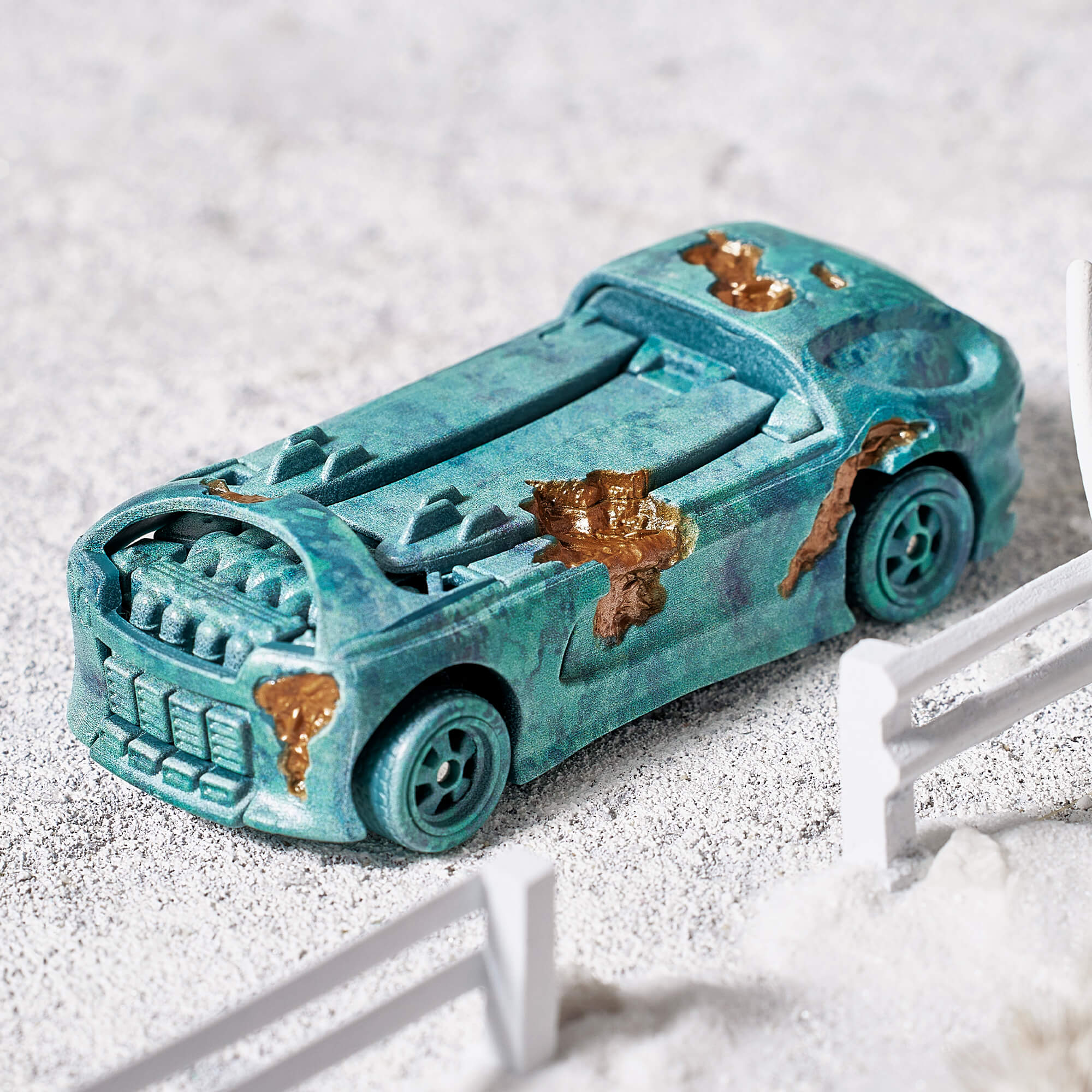 Hot Wheels x Daniel Arsham Eroded Deora II – Mattel Creations