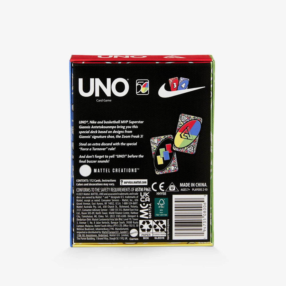 Nike Zoom Freak 3 UNO Card Game