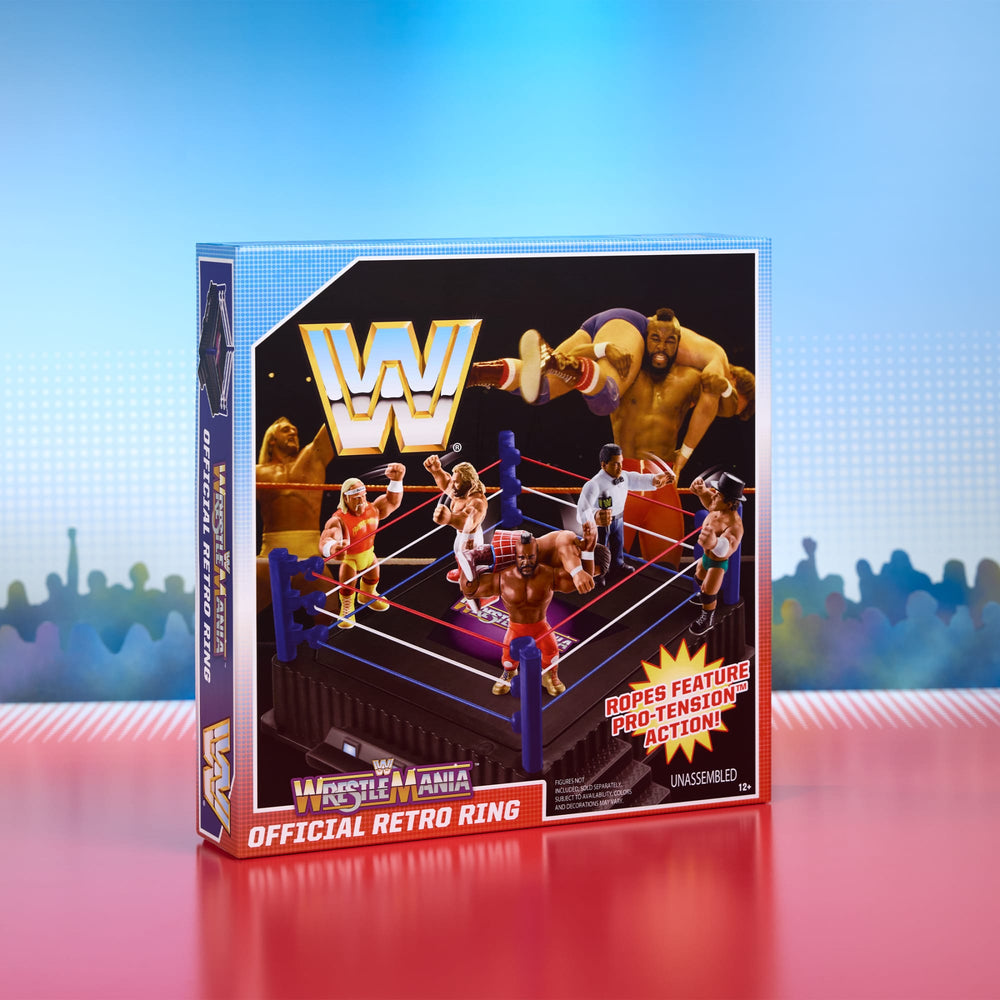 WWE Retro WrestleMania Ring for Retro Action Figures
