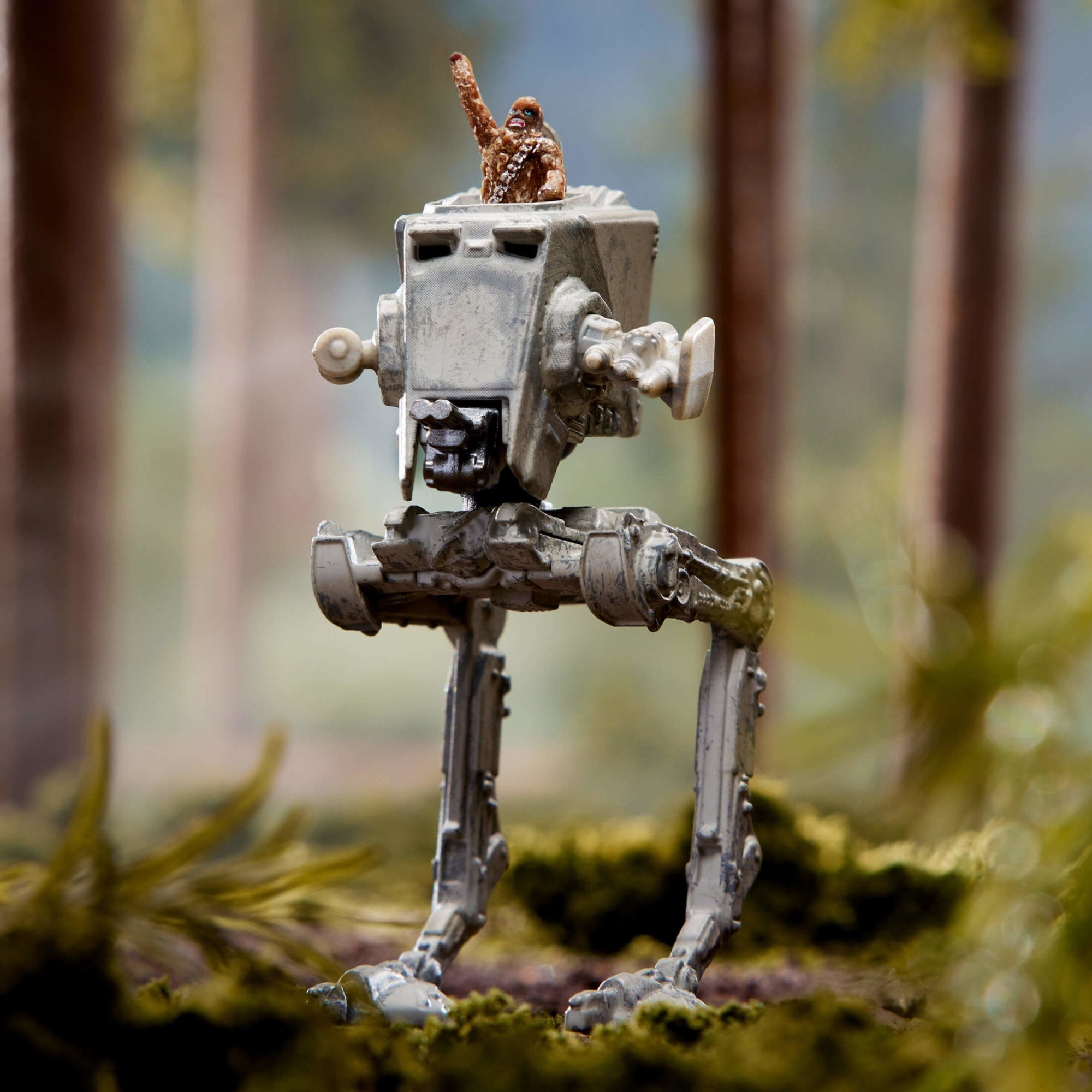 Star Wars Starships Select AT-ST With Chewbacca – Mattel Creations