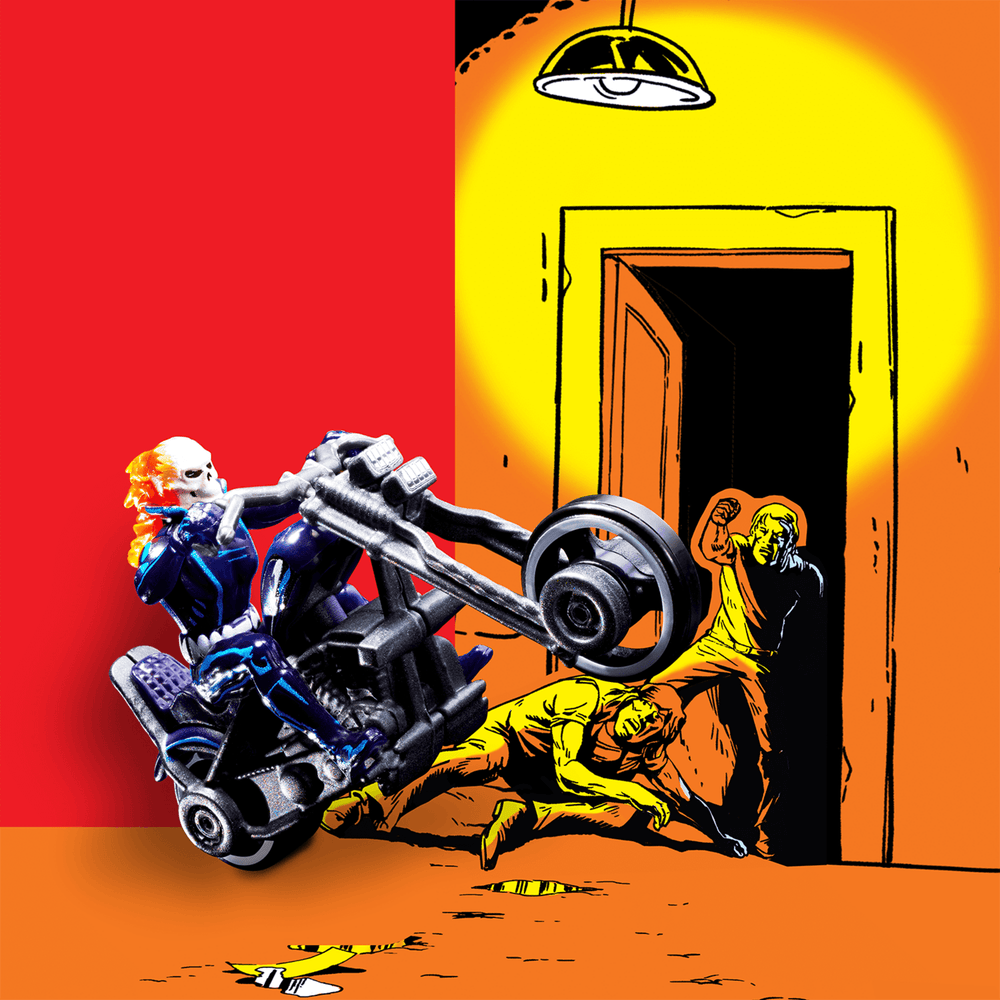 Hot wheels ghost rider sales