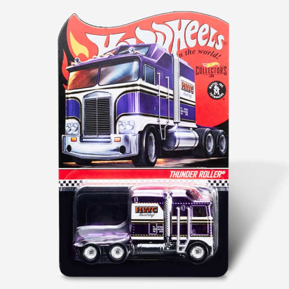 Hot Wheels Thunder Roller Semi Truck - 1995 Collector Edition #483 On Coolest To Collect Card
