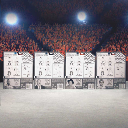 WWE Retro Figures Set Wave 1