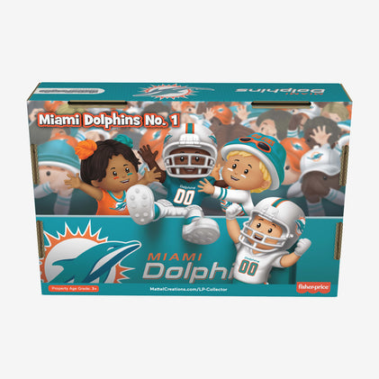 Little People Collector x NFL Miami Dolphins Set