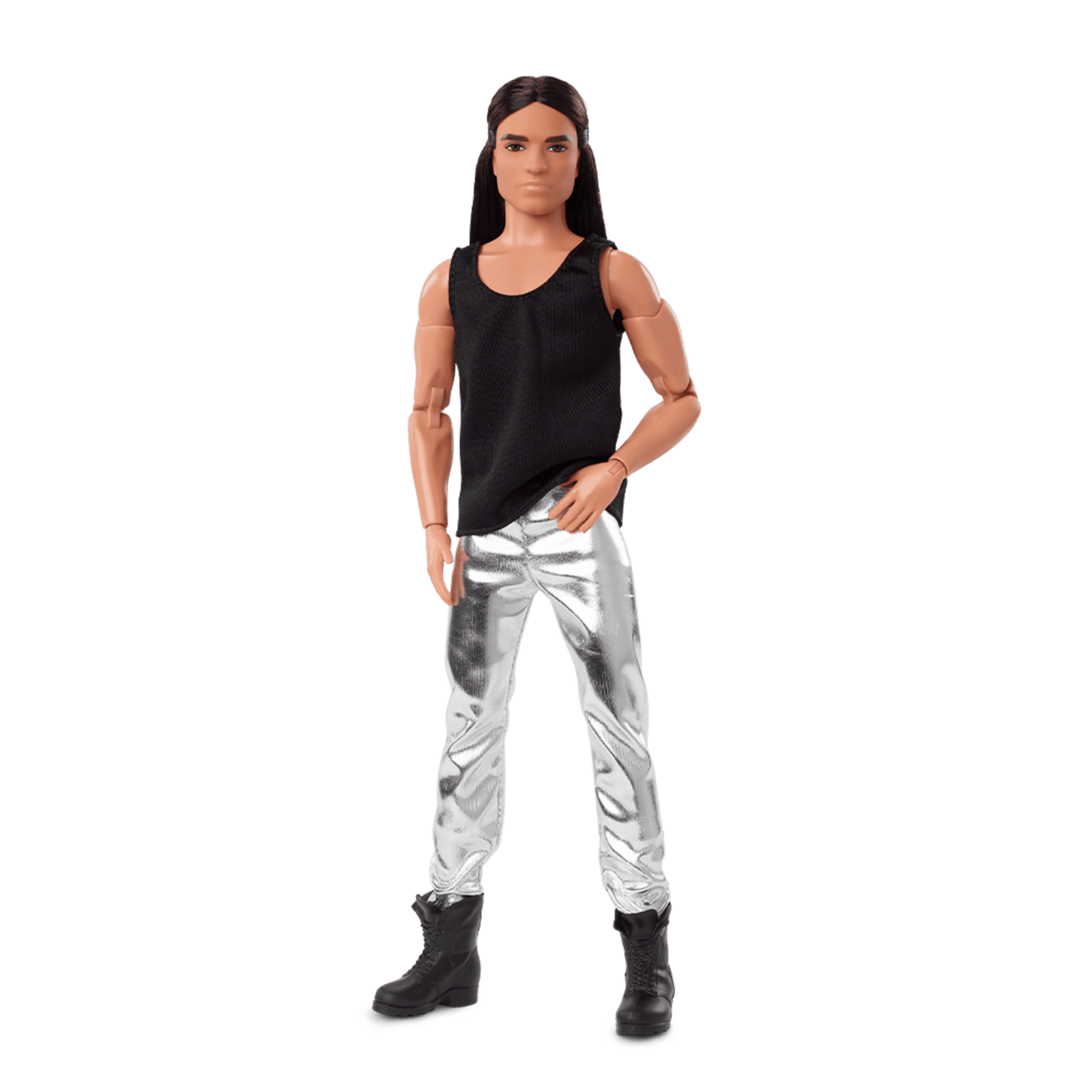 Barbie Looks Doll (Ken Doll Long Brunette Hair)