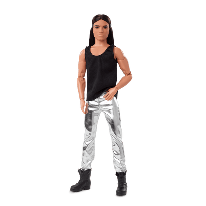 Barbie Looks Doll (Ken Doll Long Brunette Hair)