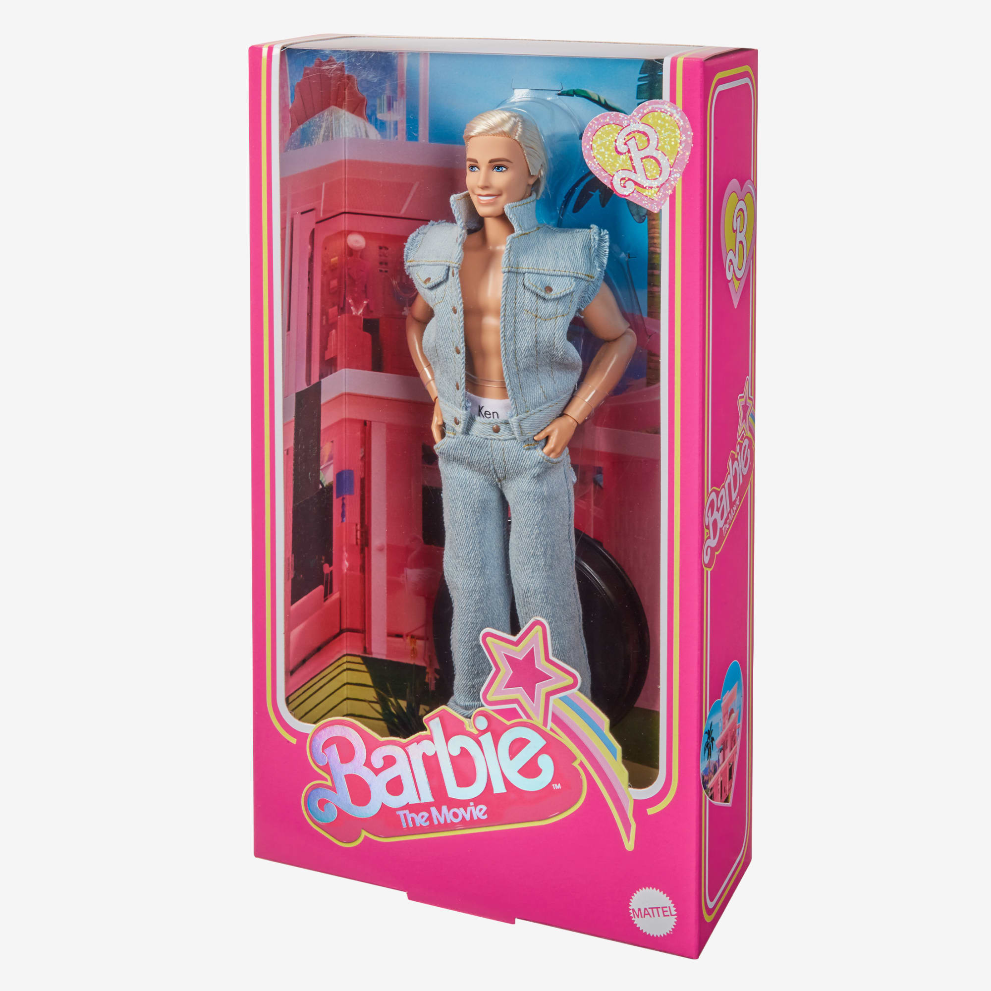 Ken Doll Wearing Denim Matching Set – Barbie The Movie – Mattel Creations