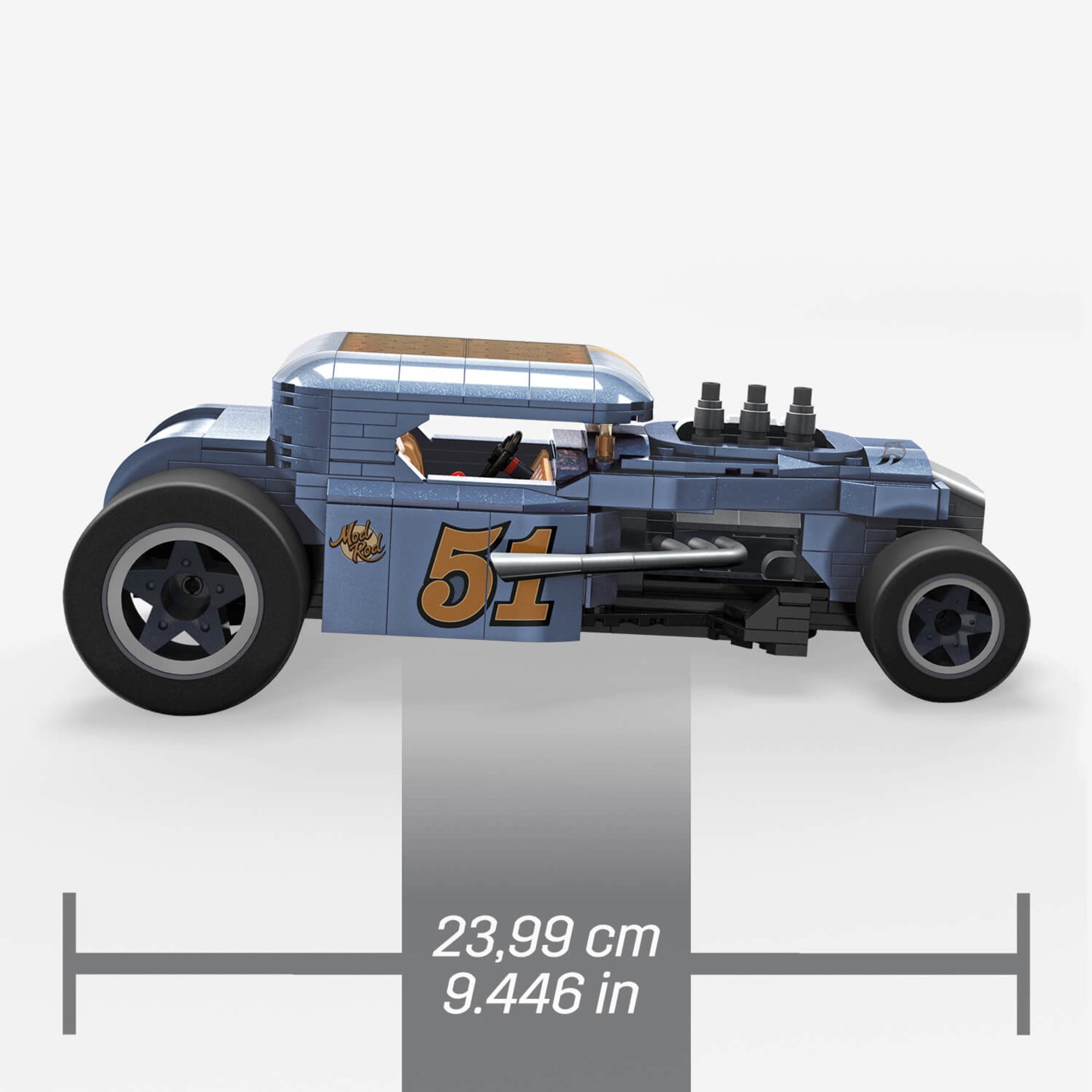 Mod Rod Blue MEGA Hot Wheels Mod Rod Truck – Mattel Creations