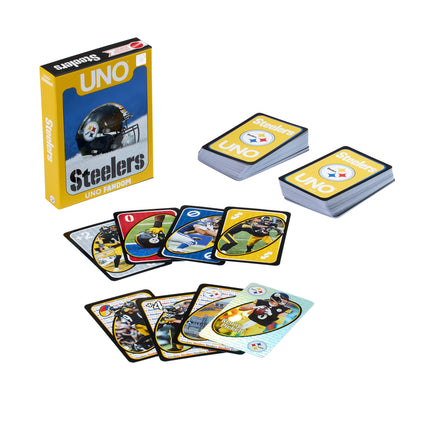 UNO Fandom NFL Pittsburgh Steelers Game Deck