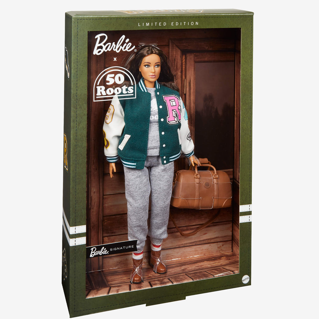 Roots 50th Anniversary Barbie Doll Mattel Creations