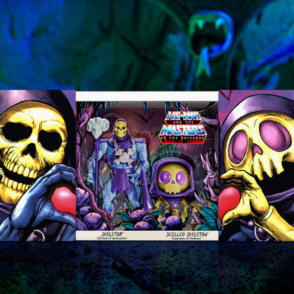 Masters of the Universe Skeletor x VeeFriends Skilled Skeleton 2-Pack