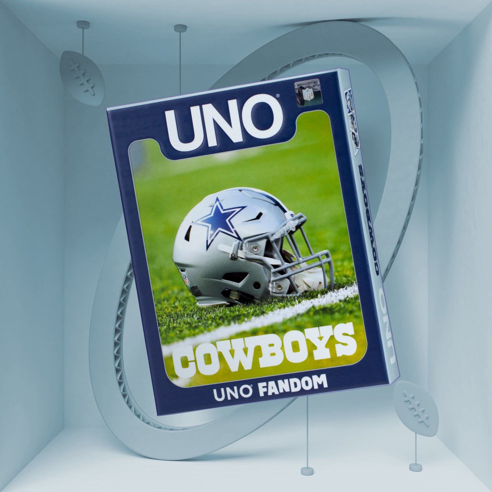 UNO Fandom NFL Dallas Cowboys Game Deck