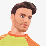 Barbie Looks Ken Doll (Buff Body, Curly Brunette Hair)
