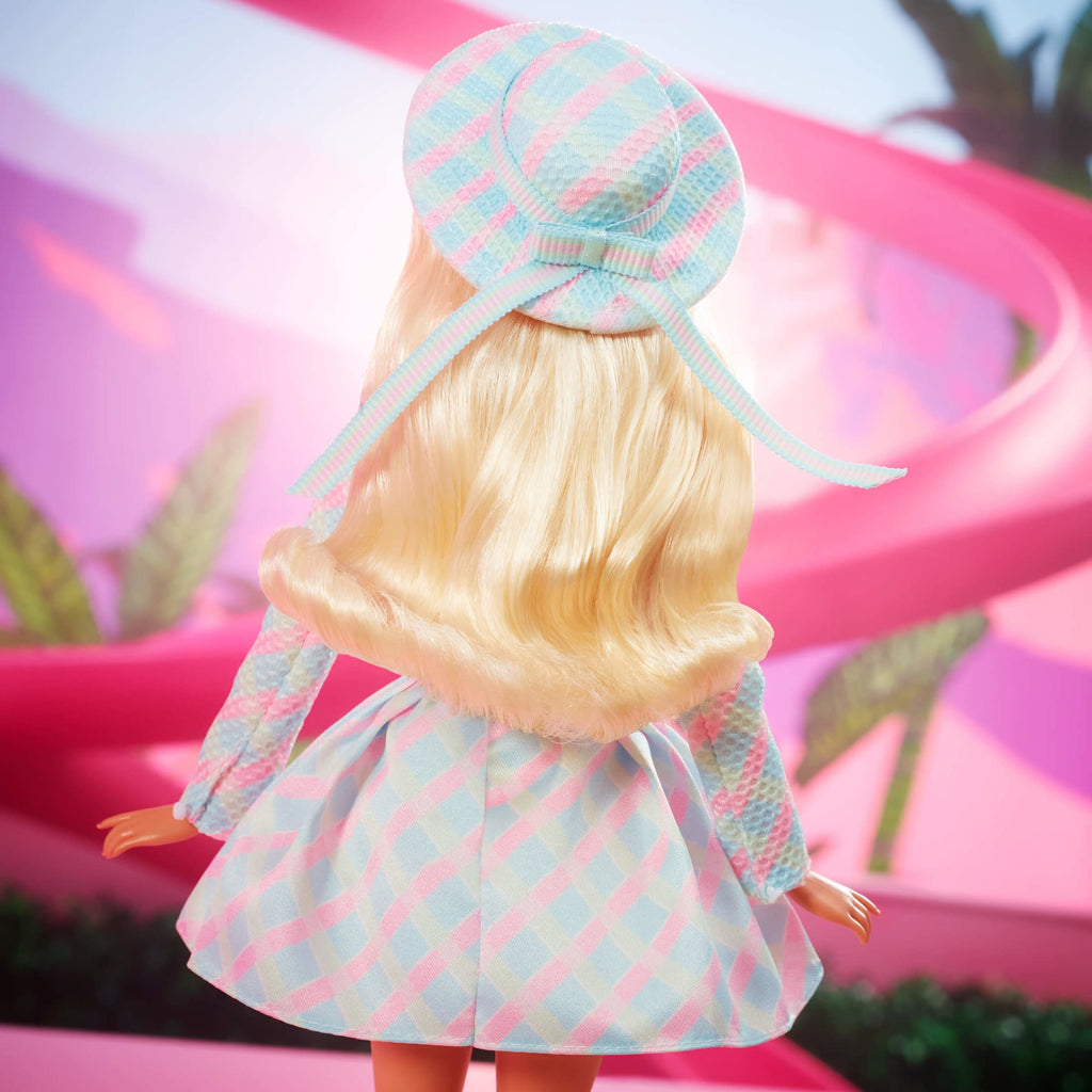Ken Doll Wearing Pastel Striped Beach Matching Set – Barbie The