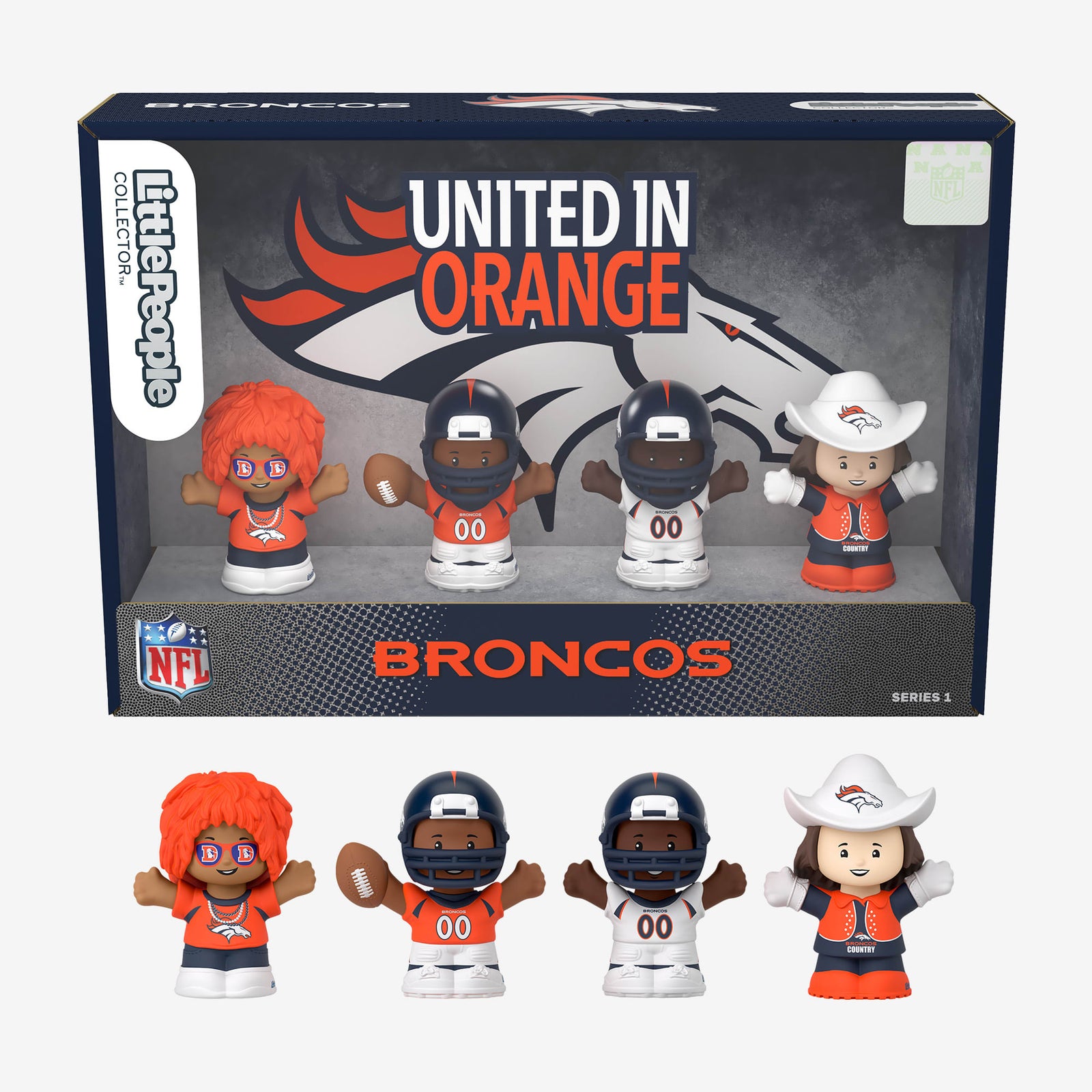 Little People Collector x NFL Denver Broncos Set