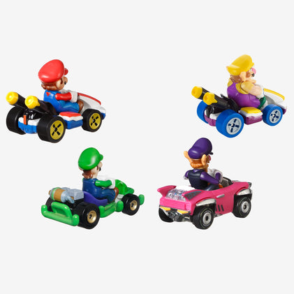 Hot Wheels Mario Kart Vehicles 4-Pack