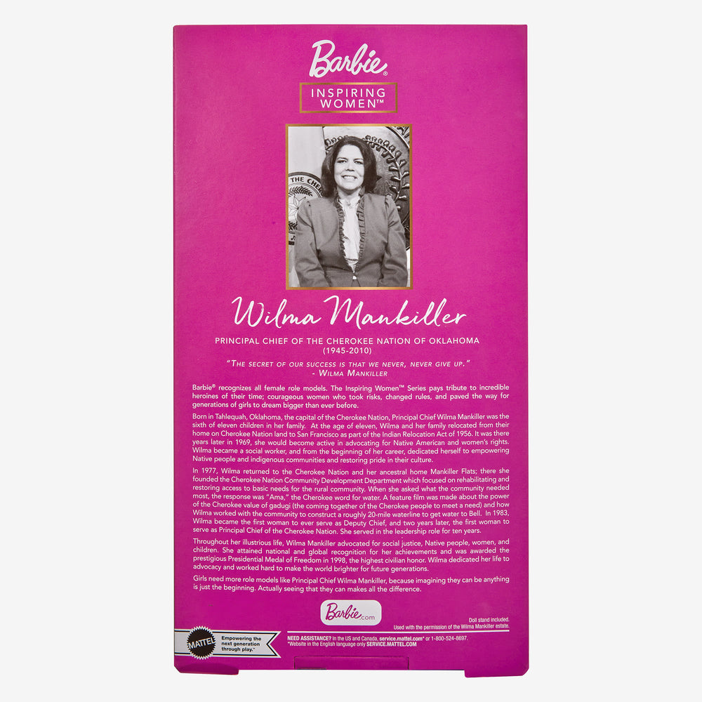 Barbie Inspiring Women Principal Chief Wilma Mankiller Doll