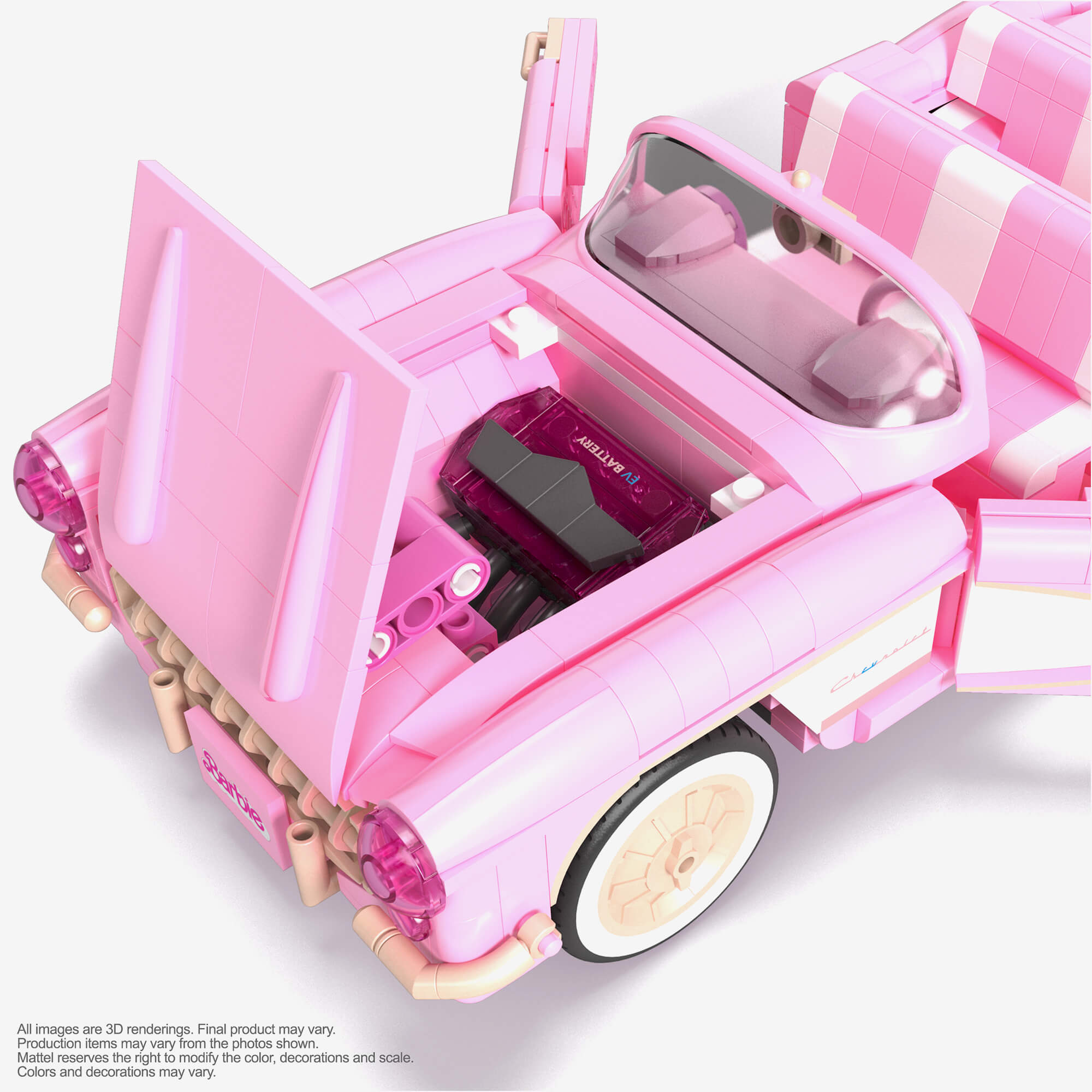 Mattel Mega Showcase Barbie The Movie '56 Corvette Stingray Collector Kit de construction Mattel Mega Showcase Barbie The Movie '56 Corvette Stingray Collector Kit de construction