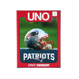 UNO Fandom NFL New England Patriots Game Deck
