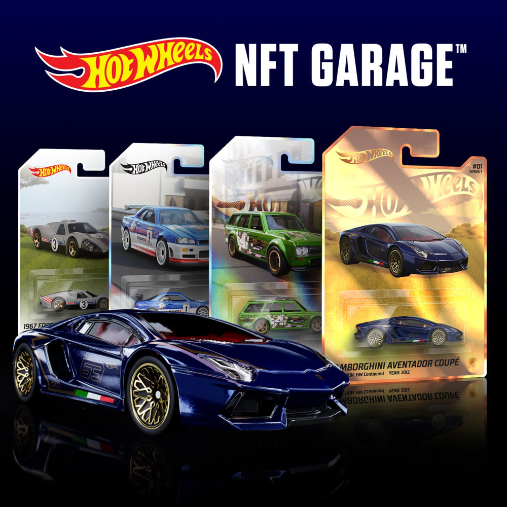 Hot Wheels NFT Garage Series 7: Standard Pack of 7 Virtual Collectibles