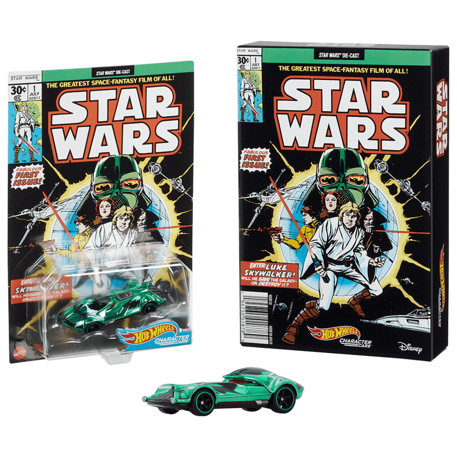HOT WHEELS STAR WARS Green DARTH VADER