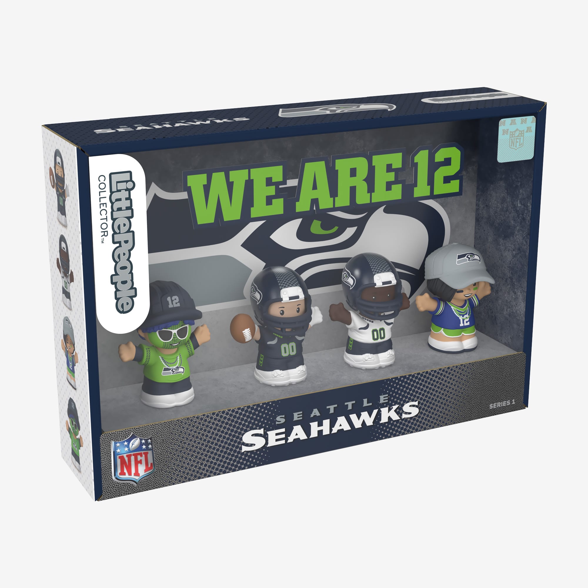 Little People Collector Seattle Seahawks Set Mattel Creations