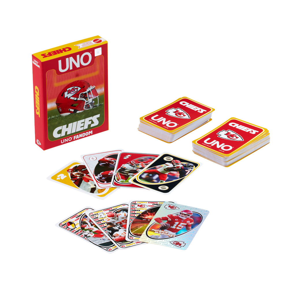 UNO Fandom NFL Kansas City Chiefs Game Deck