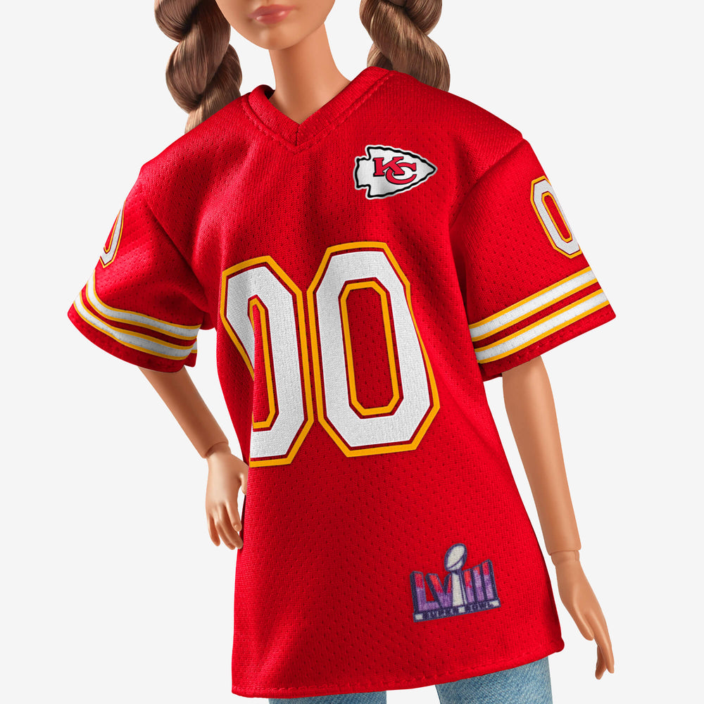 barbie nfl super bowl lviii champion doll kansas city chiefs