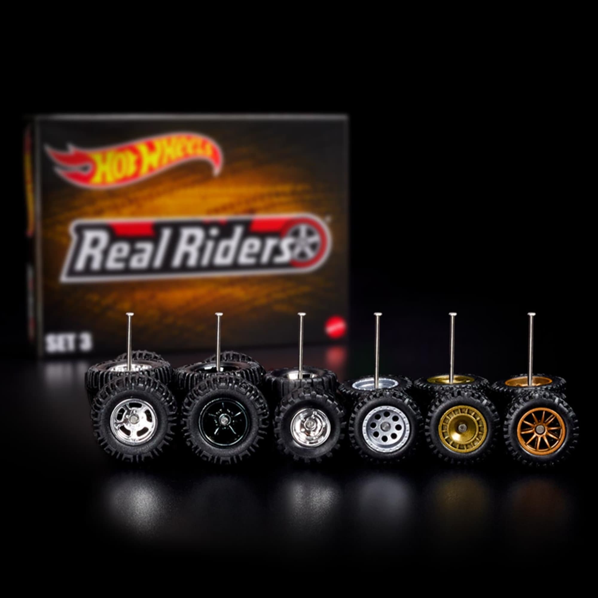 RLC EXCLUSIVE REAL RIDERS WHEELS PACK SET 3 Mattel Creations rlc-exclusive-real-riders-wheels-pack-set-3-mattel-creations