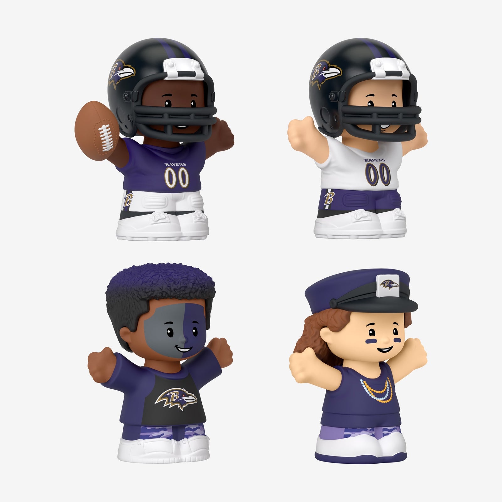 Little People Collector x NFL Baltimore Ravens Set