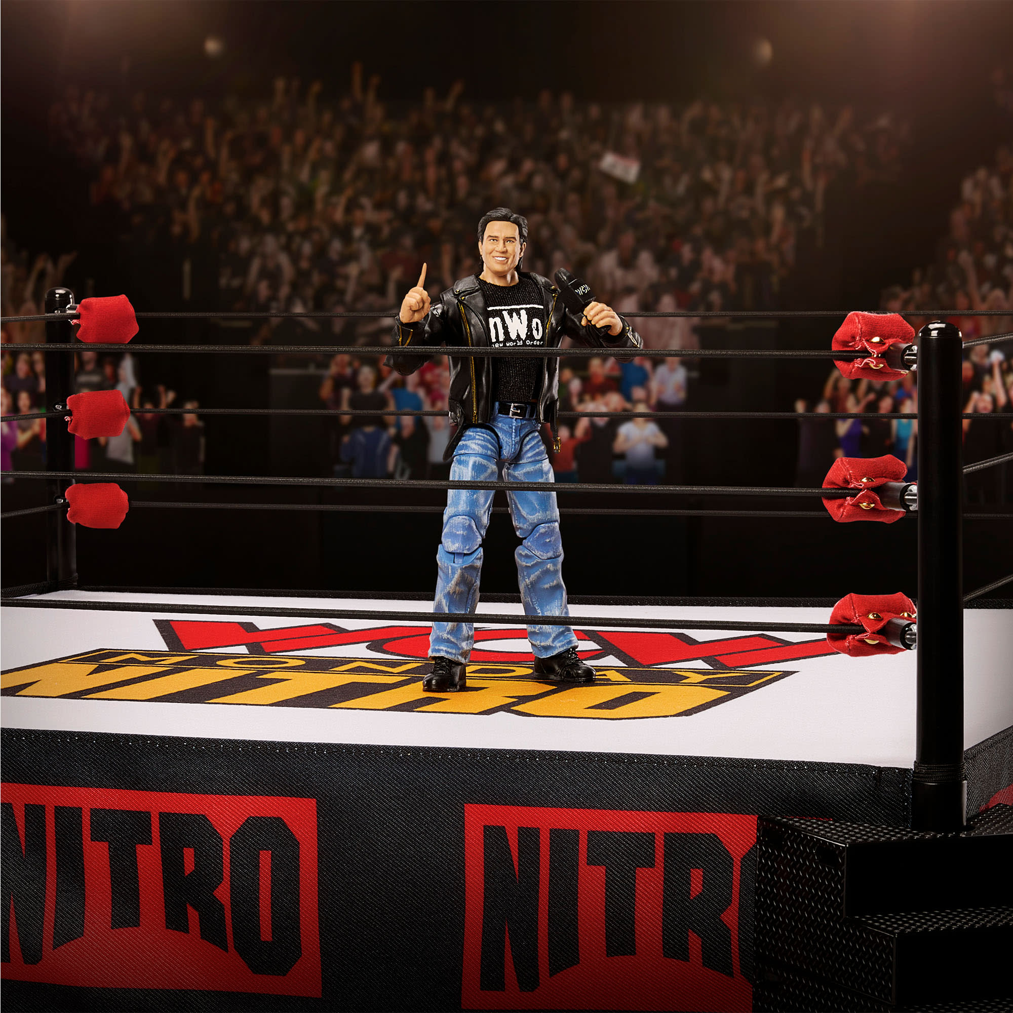 WWE Ultimate Edition WCW Monday Nitro Ring w/ Eric Bischoff