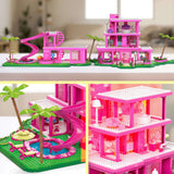 MEGA Barbie The Movie Replica DreamHouse Building Kit