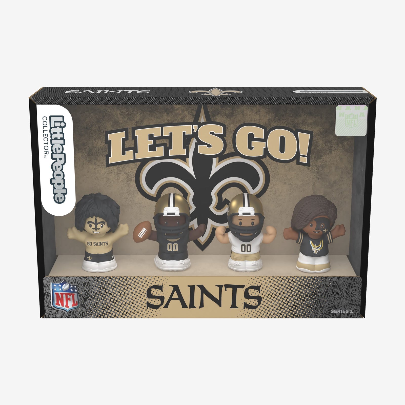 Little People Collector x NFL New Orleans Saints Set