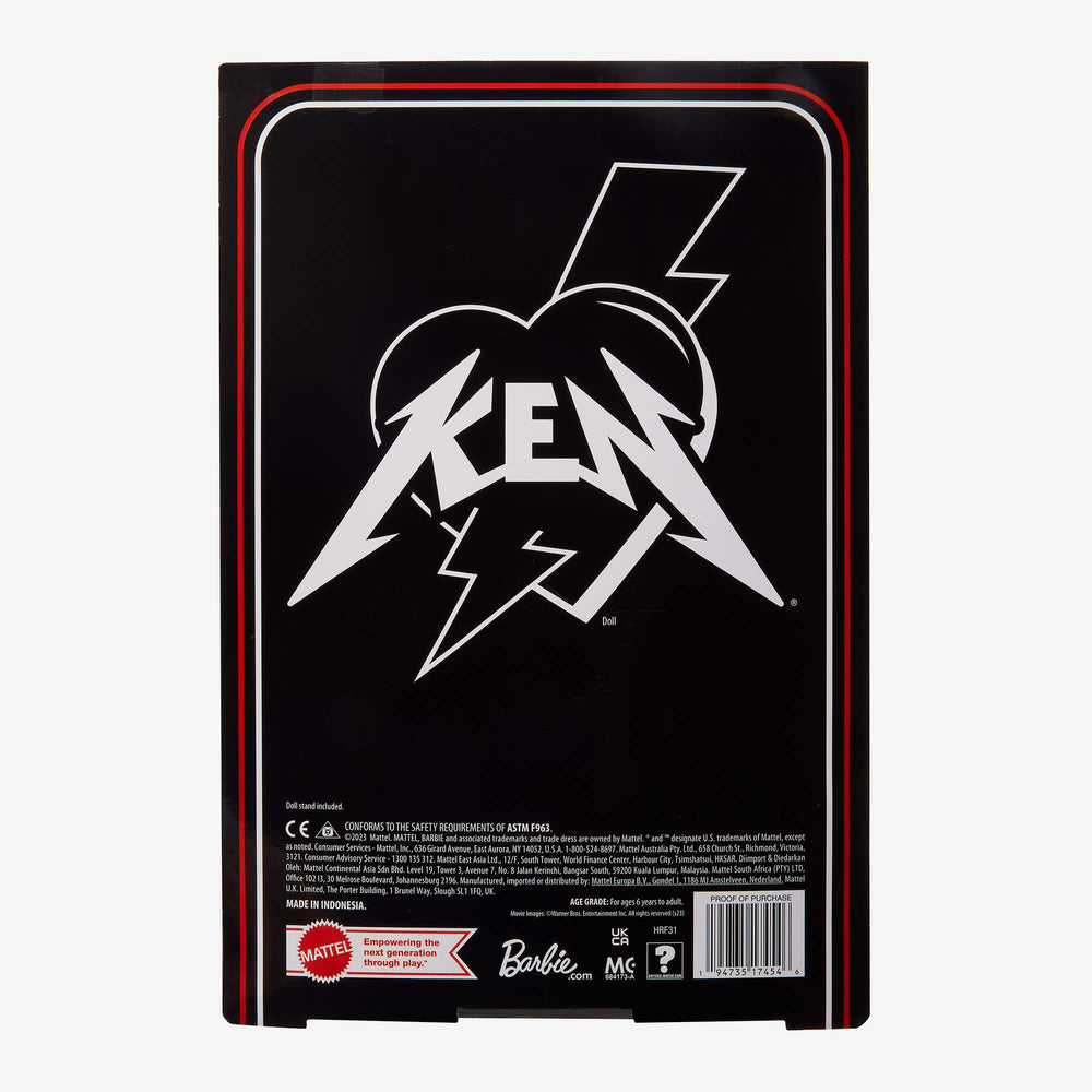 Ken Doll in Faux Fur Coat and Black Fringe Vest – Barbie The Movie