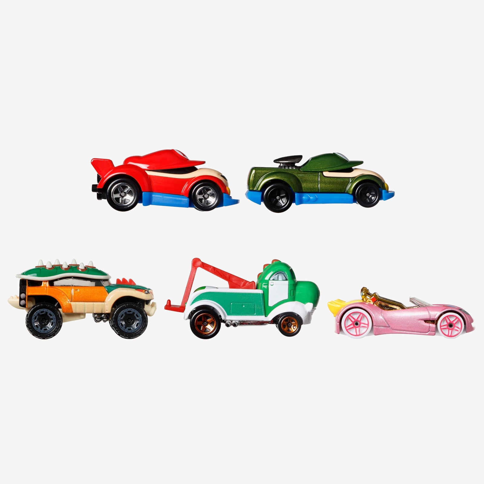 Hot Wheels Super Mario Character Cars 5-Pack
