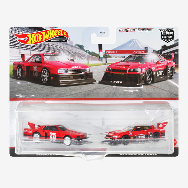 Hot Wheels Premium Car Culture 2-Pack - Nissan Skylines – Mattel