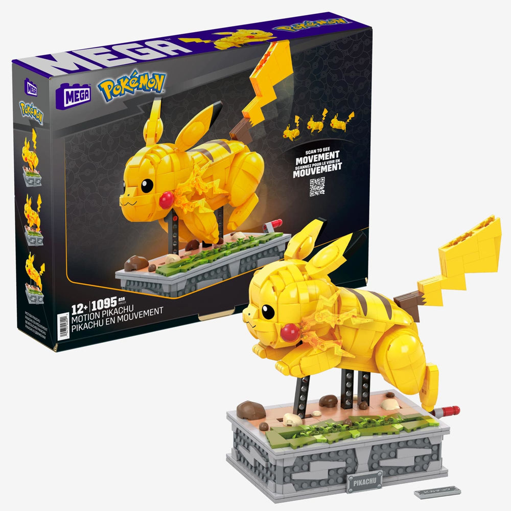 MEGA Pokemon Motion Pikachu Building Set